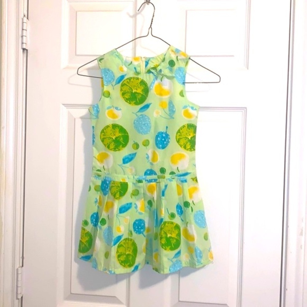 Girls apple and pear fruity tank dress